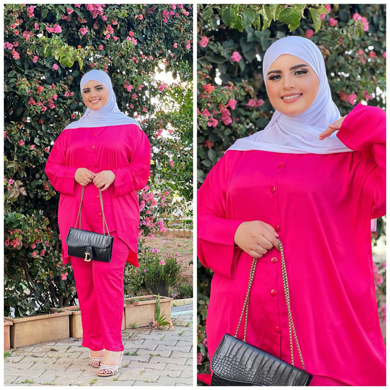 Ensemble  hijabiyat satin