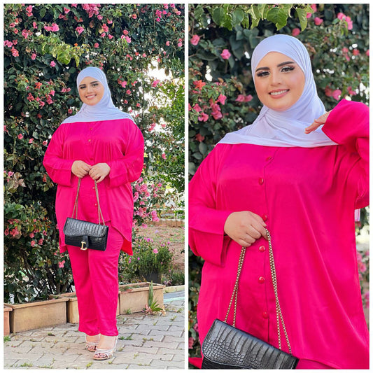 Ensemble  hijabiyat satin