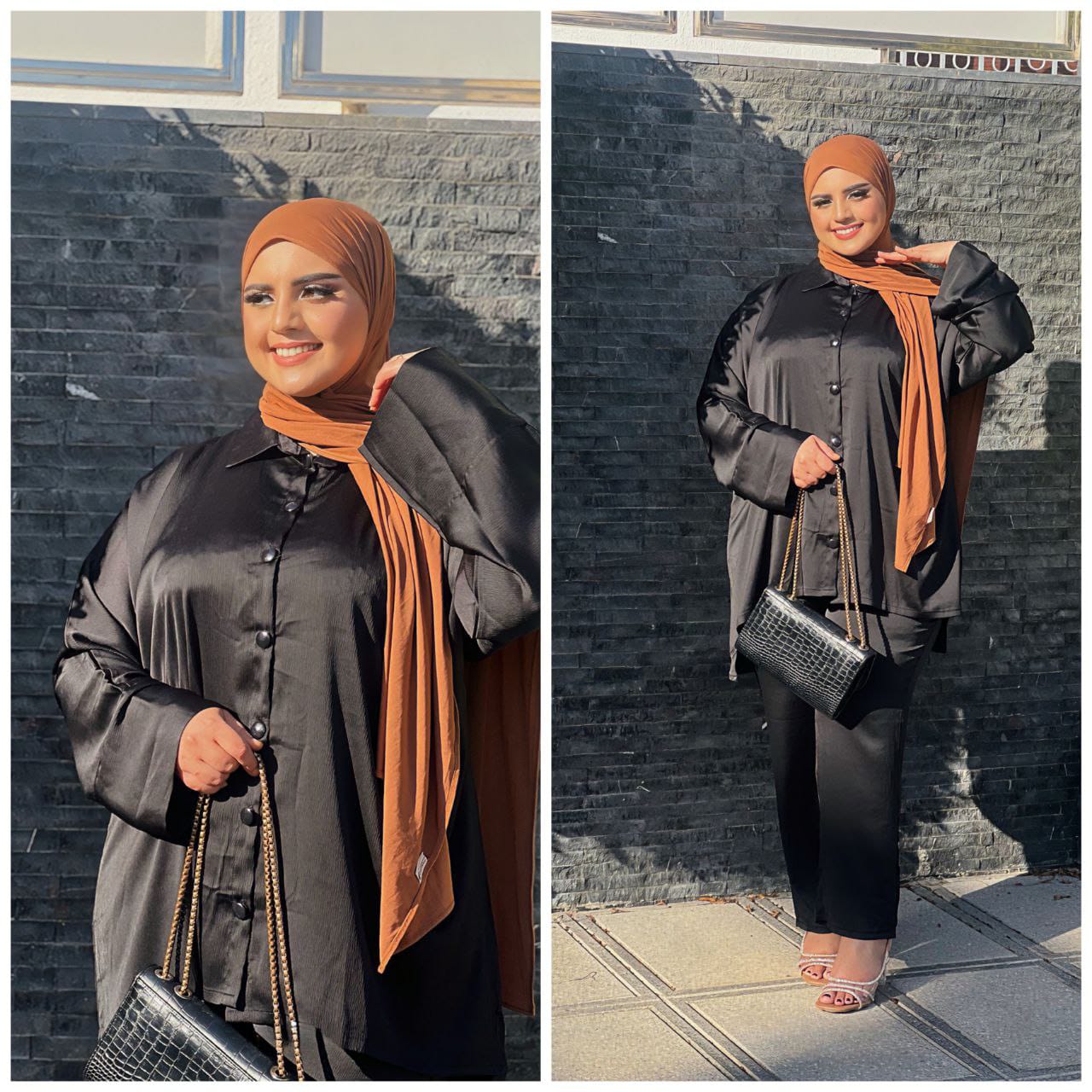 Ensemble  hijabiyat satin